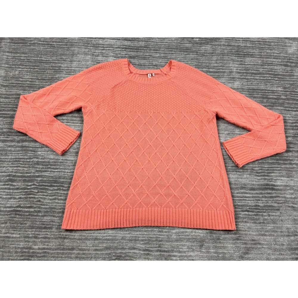 Red Camel Sweater Womens Extra Large Pink Long Sleeve Knit Acrylic‎